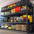 REIBII 60" W Garage Shelving, 4 Tier Storage Shelves Heavy Duty, 2500LBS by REIBII