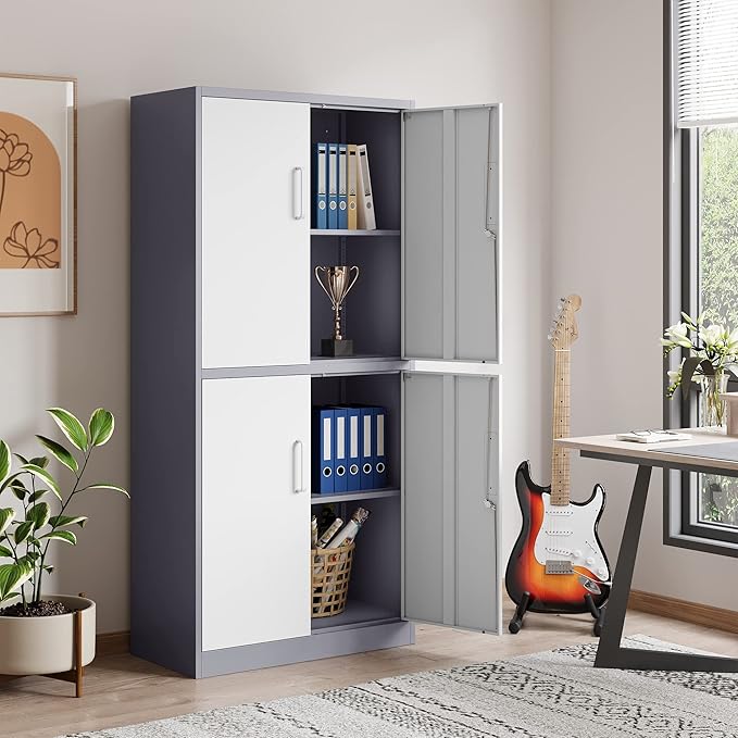 STANI Metal Storage Cabinet, Locking Steel Cabinet - Image 2