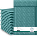 Green Small Bubble Mailers 4x8 Inch #000 | Thick Padded Poly Mailer Envelopes | by BAYLUE