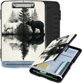 Clipboard with Storage Box & Pen Holder, Heavy Duty Clip Boards 8.5x11 by Unknown