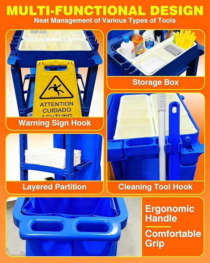 PYY Janitorial Cart - Image 3