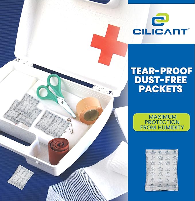 CILICAnt 5-gram Desiccant Pouches, Food Grade Moisture Absorbers Ideal - Image 3