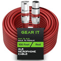 GEARit XLR Male to Female Microphone Cable 3-Pin Balanced Shielded Mixer by GEARit