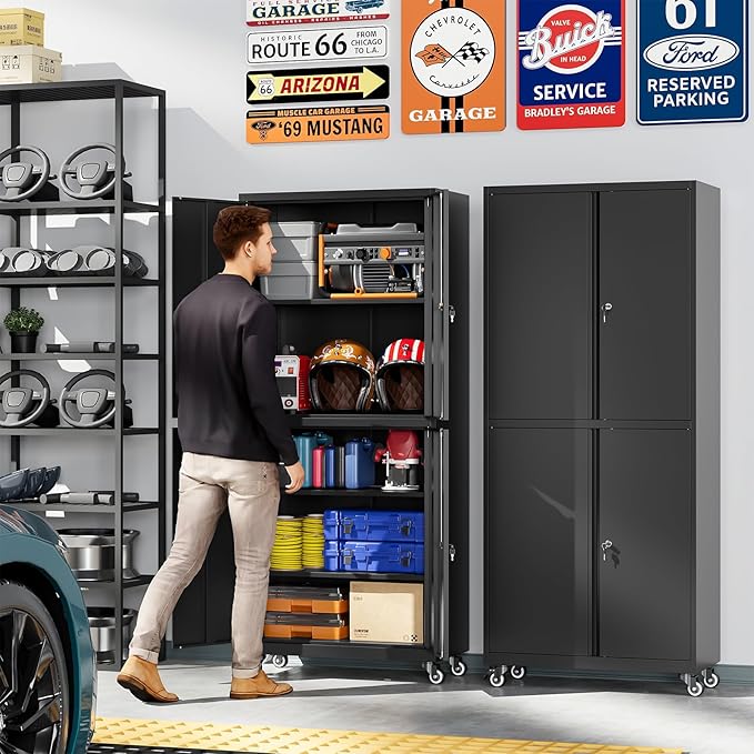 4 Door Garage Storage Cabinets - Image 2