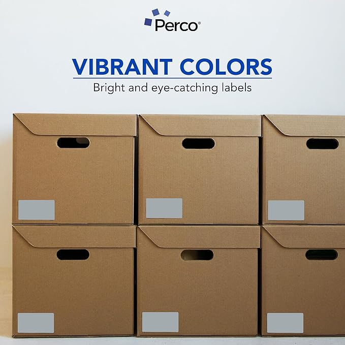 Perco Grey Labels 3x5 Inch 500 Stickers/Roll - Image 7
