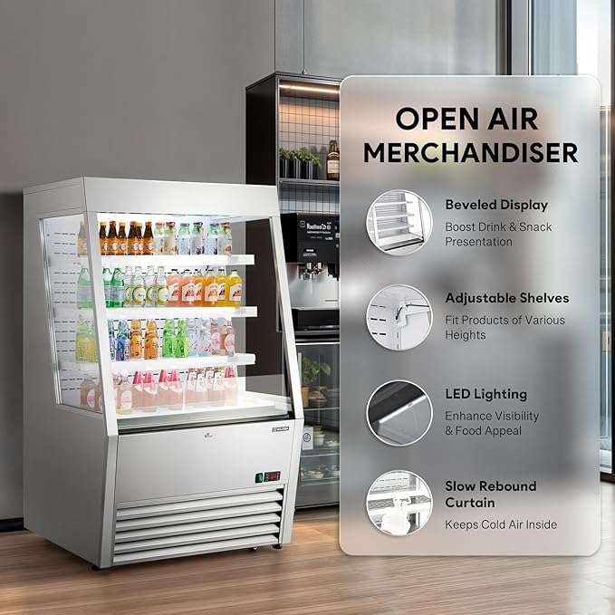 Wilprep Commercial Display Refrigerator, Grab and Go Display Refrigerator - Image 8