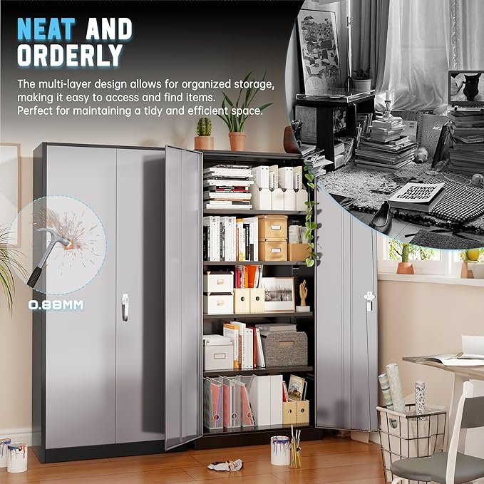 Superday Metal Storage Cabinet - Image 7
