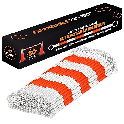 Retractable Barrier for Safety Traffic Cones by XposeSafety
