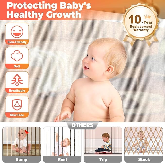 Retractable Baby Gates for Stairs - Image 4