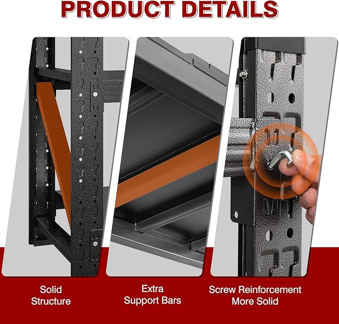 7000LBS Metal Steel Storage Shelves - Image 5