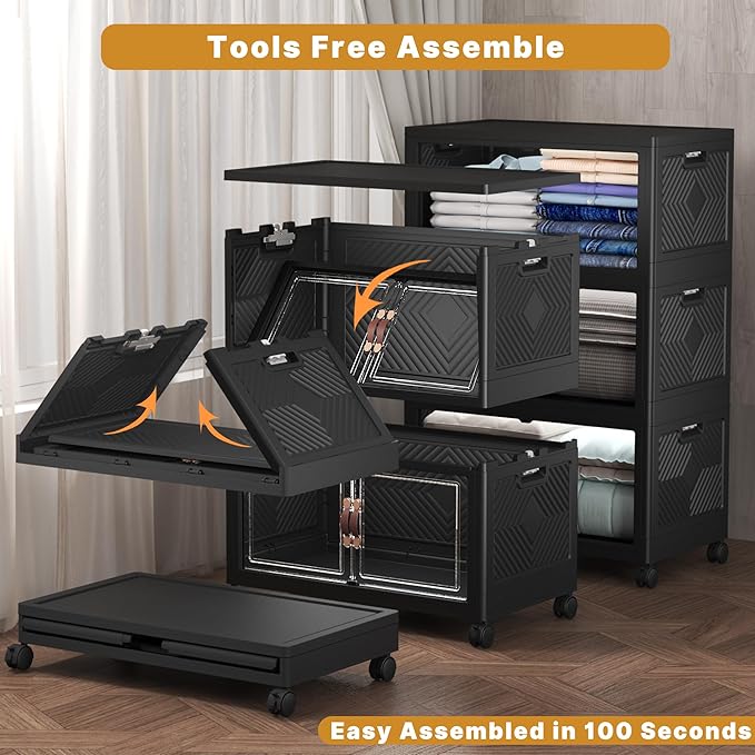 Extra Large Stackable Storage Bins - Image 5
