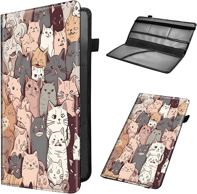 Car Registration and Insurance Holder, Leather Car Glove Box Organizer by Unknown
