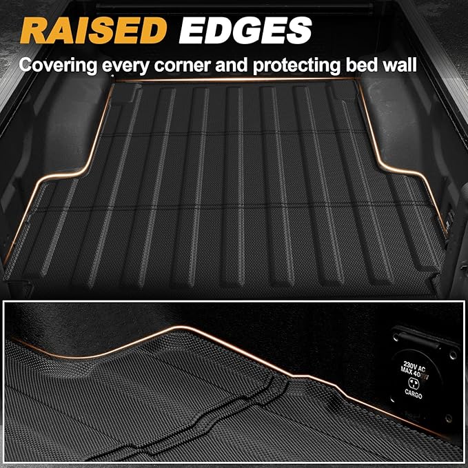 Truck Bed Mat 5FT for Jeep Gladiator JT 2026 2025 2024 2023 2022 2021 2020 - Image 4