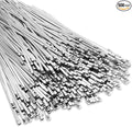 LEIFIDE 500 Pcs Metal Zip Ties 304 Stainless Steel Zip Ties Heavy Duty Self by LEIFIDE