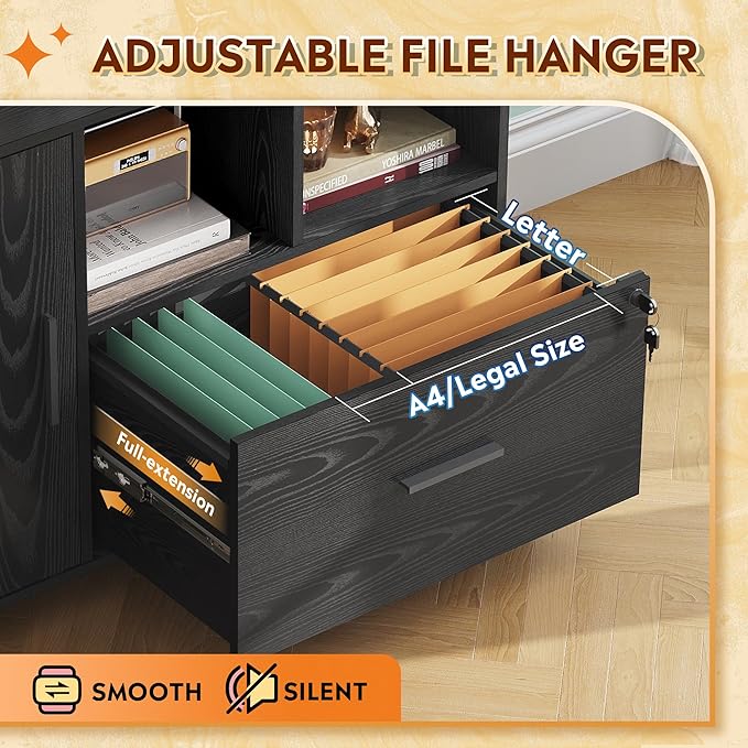 DEVAISE Office File Cabinet - Image 5