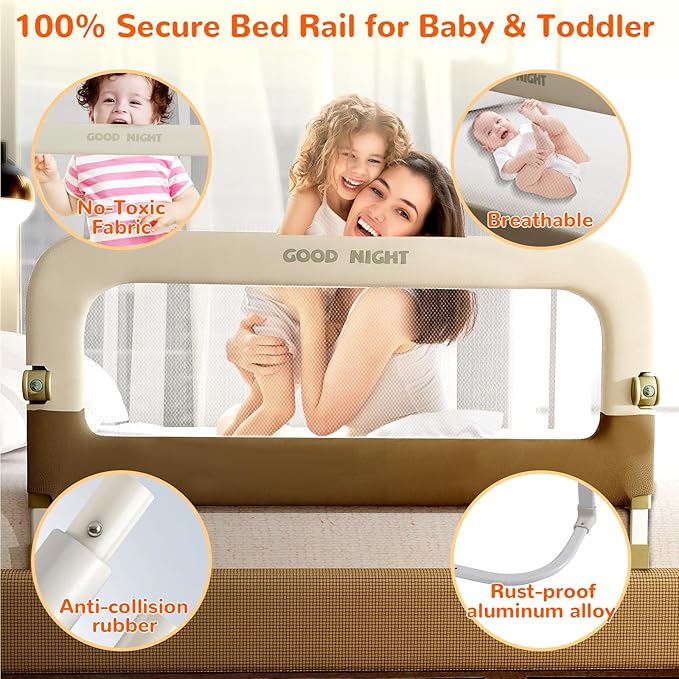 Bed Guard Rail for Toddlers - Image 5