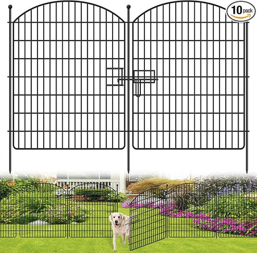 10 Panels No Dig Garden Fence by Unknown