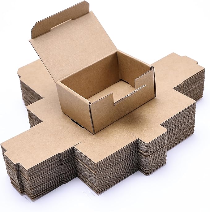 Small Shipping Boxes 3.5x2.2x1.6 Inches, Gift Packaging by LineKap