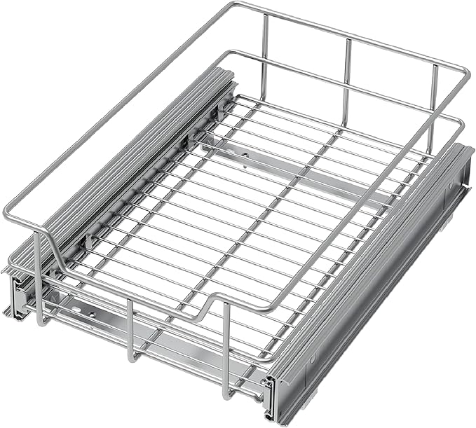 Pull Out Cabinet Organizer 11" W X 22" D, Slide Out Drawers by STORKING