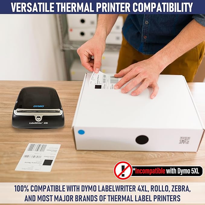 Dasher Products Thermal Shipping Labels Compatible - Image 7