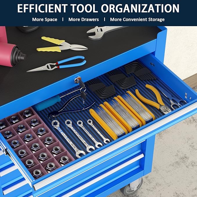 7-Drawer Metal Rolling Tool Chest - Image 3