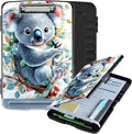 Clipboard with Storage Box & Pen Holder, Heavy Duty Clip Boards 8.5x11 by Unknown