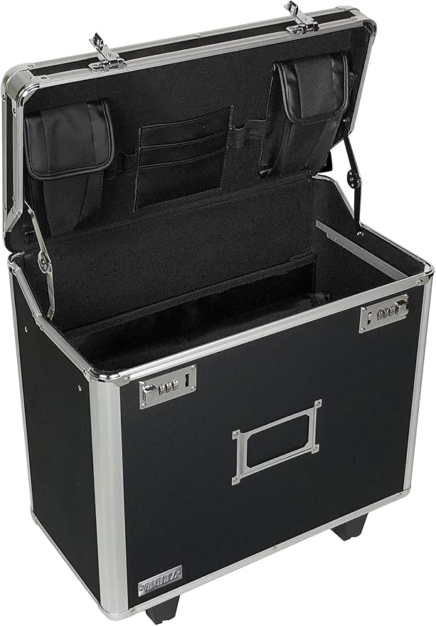 Vaultz Locking Mobile Business Case, Legal Size, 14.5 x 13.5 x 11 Inches - Image 3