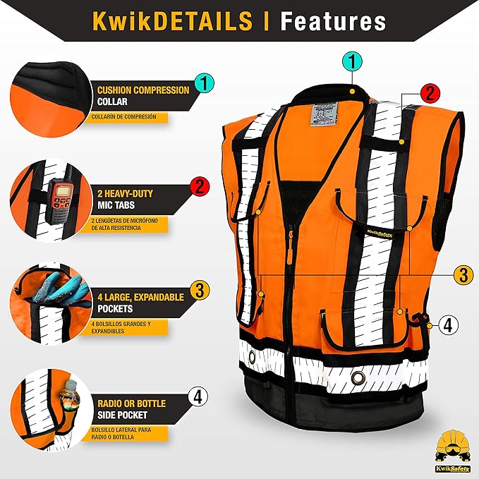 KwikSafety - Charlotte, NC - GODFATHER Safety Vest ANSI OSHA - Image 4