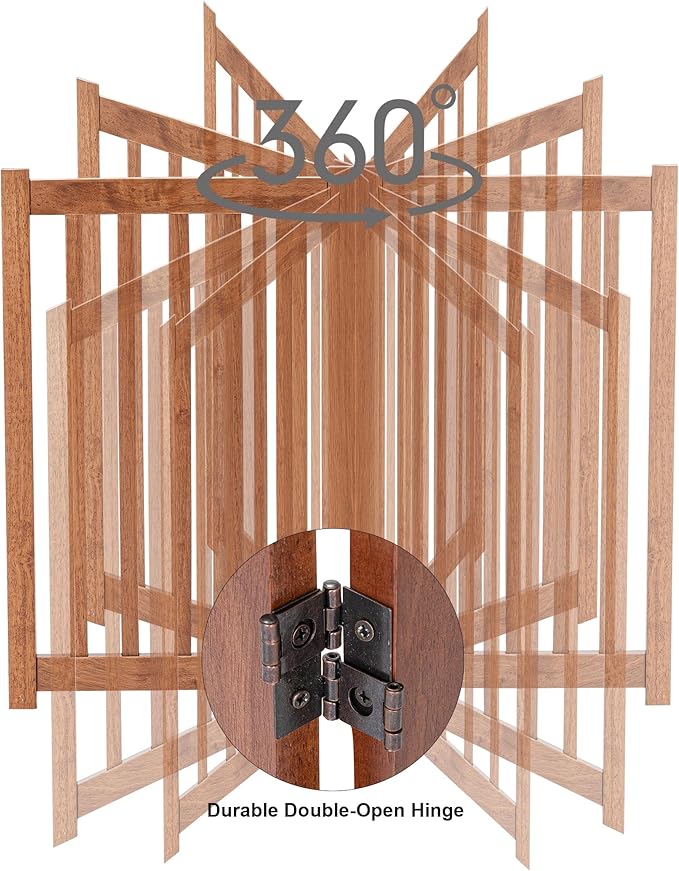 LZRS Freestanding Extra Wide Dog Gate 30 inch Tall - Image 5