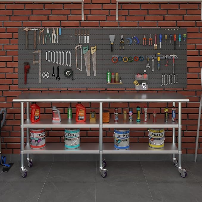 AmGood Stainless Steel Work Table - Image 8
