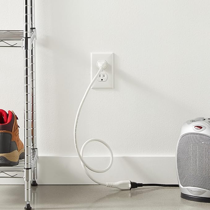Amazon Basics Extension Cord, 3 Ft, 3 Prong Outlet Extender, Indoor Extension - Image 5