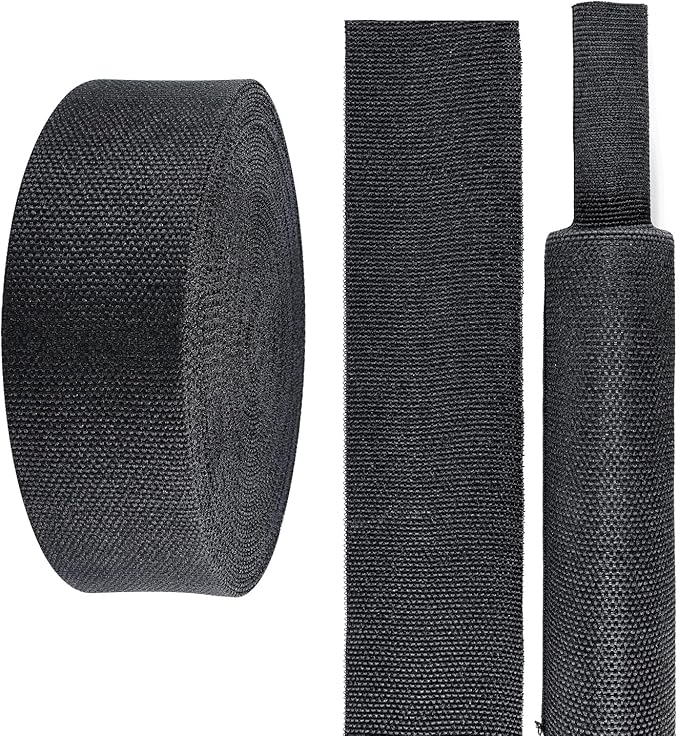 2 in 1 Heat Shrink Braided Sleeving Fabric Tubing-Ideal fit Irregular Shape by Sunnarepoon