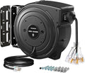 SURAIELEC 12 Gauge Extension Cord Reel, 45 FT Retractable Extension Cord by SURAIELEC