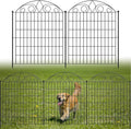 SUNLAX 10 Panels Garden Fence 24ft x 32in Fencing Tall by SUNLAX