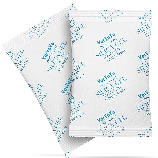 VacYaYa 500 Gram Food Grade Moisture Absorbers Silica Gel Packs Desiccant by VacYaYaDirect