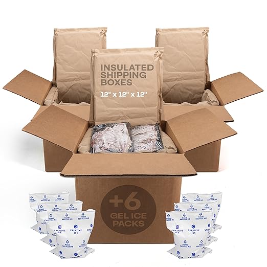 Insulated Thermal Shipping Boxes 12"x12"x12" by IDLPackaging