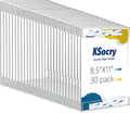 KSacry 30 Pcs Acrylic Sign Holder 8.5 x 11, Vertical Wall Mount Sign Holders by KSacry