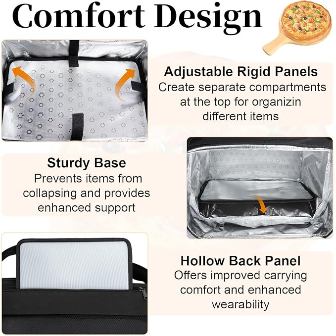 Food Delivery Backpack, Expandable Delivery Backpacks - Image 5