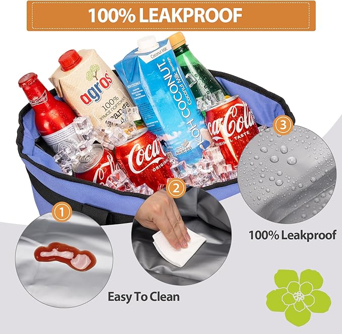 Insulated Cooler Bag, Reusable Grocery Bags - Image 6