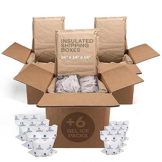 Insulated Thermal Shipping Boxes 14"x14"x14" by IDLPackaging