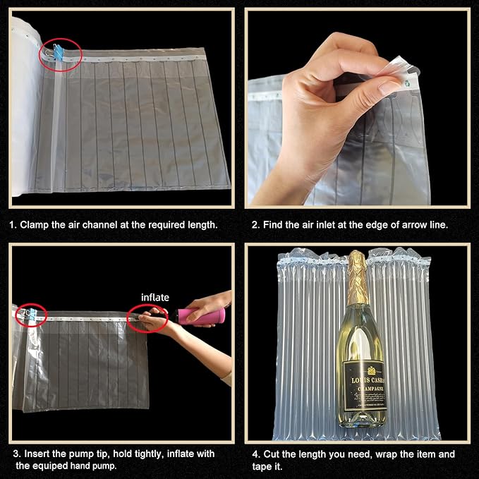 Large Bubble Cushioning Wrap for Packing 15.75inch*164feet Inflatable Air - Image 5