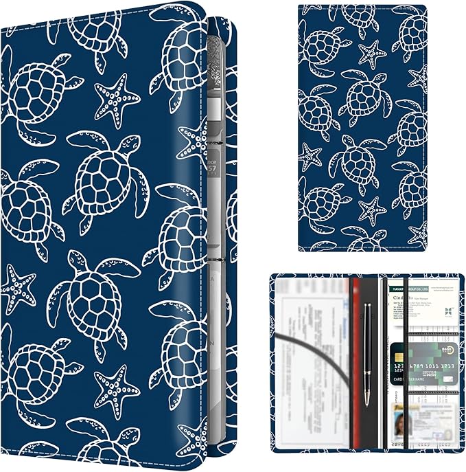 Premium Car Registration and Insurance Card Holder, Cute PU Leather Car by Unknown
