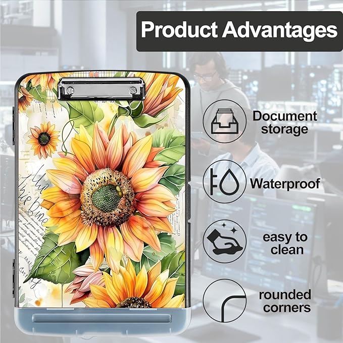 Pattern Design Clipboard with Storage - Image 3