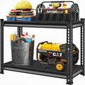 40" W Garage Shelving Heavy Duty, 900 Lbs Loads Garage Storage Shelves Heavy by SDXYSTCE