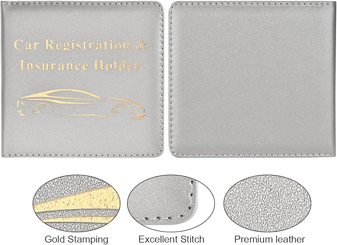 Cacturism Car Registration and Insurance Holder, Vehicle Glove Box Car - Image 4