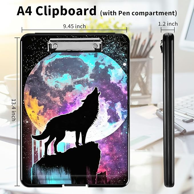 A4 Clipboards, Heavy Duty Waterproof Nursing Plastic Folder Clipboard - Image 2