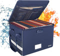 ENGPOW File Box with Lock, Fireproof Document Box with Zipper＆Pockets, by ENGPOW