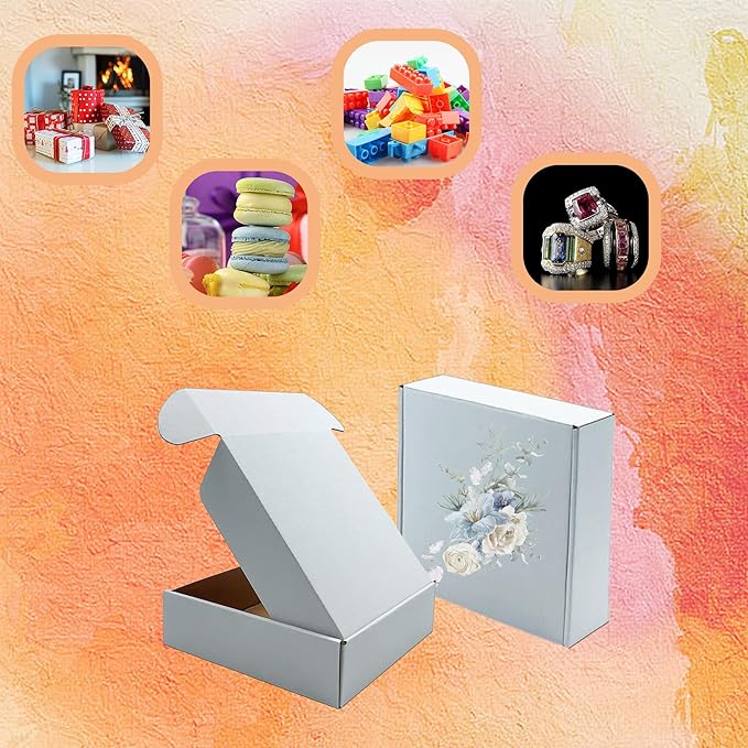 7 x7 x2 Inches Shipping Boxes Set of 25, E-Commerce Packaging Mailing Boxes - Image 2