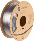 Polymaker PolyLite Clear 3D Printer PETG Filament 1.75mm 1kg, Legacy PETG by Polymaker