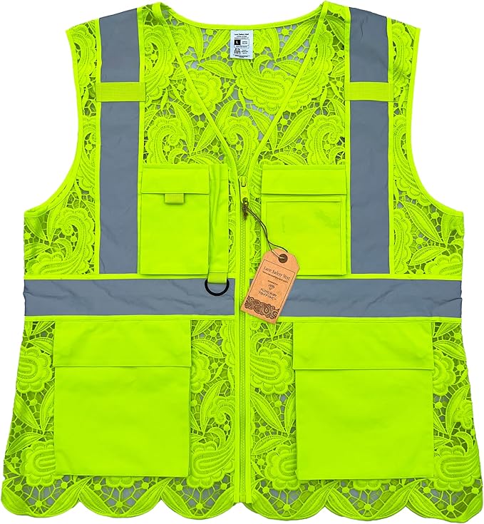 Lace-Mesh Safety Vest for Women & Men by TheOriginalLaceSafetyVest